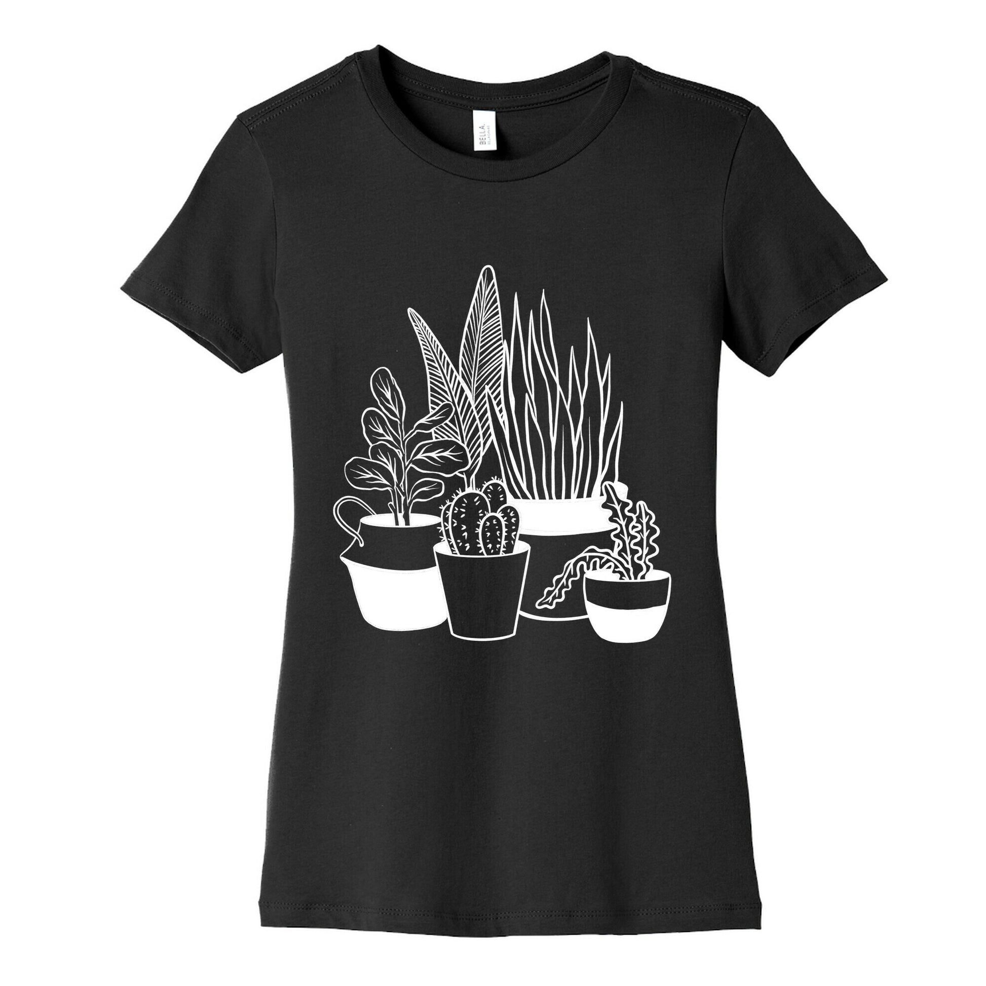 Houseplant Illustration Women's Cotton Tee