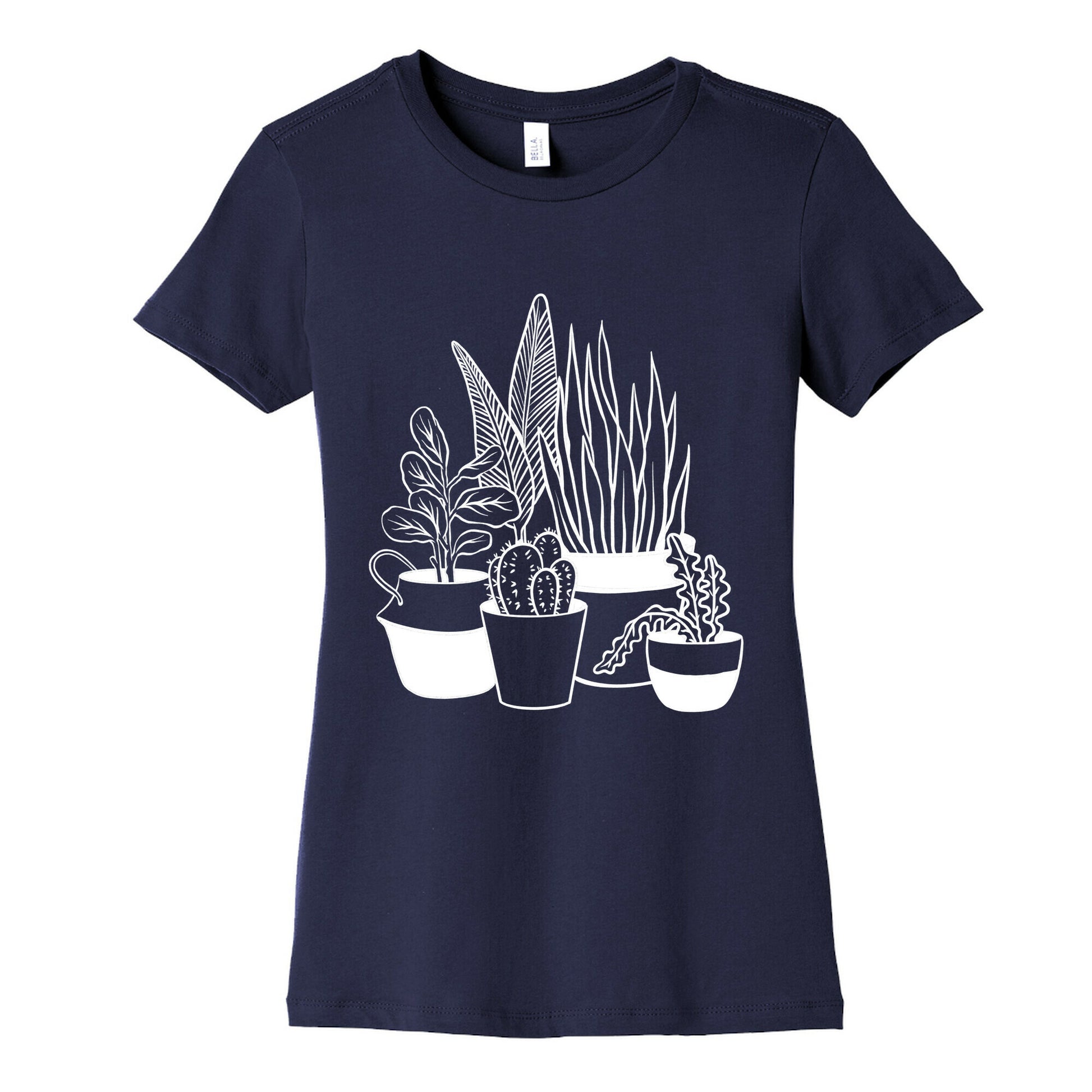 Houseplant Illustration Women's Cotton Tee
