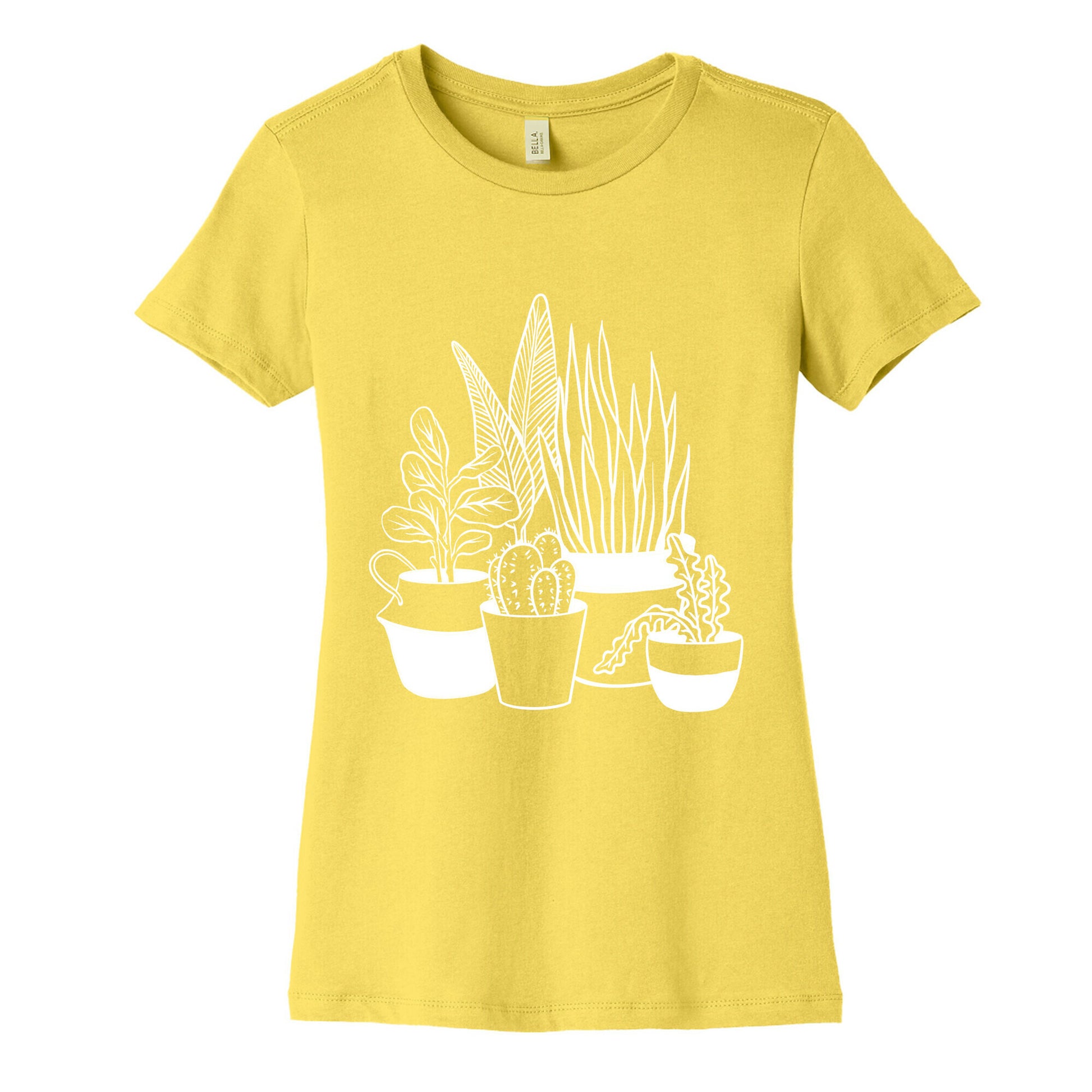 Houseplant Illustration Women's Cotton Tee