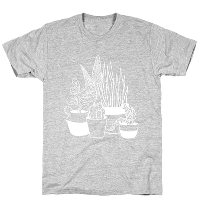 Houseplant Illustration T-Shirt