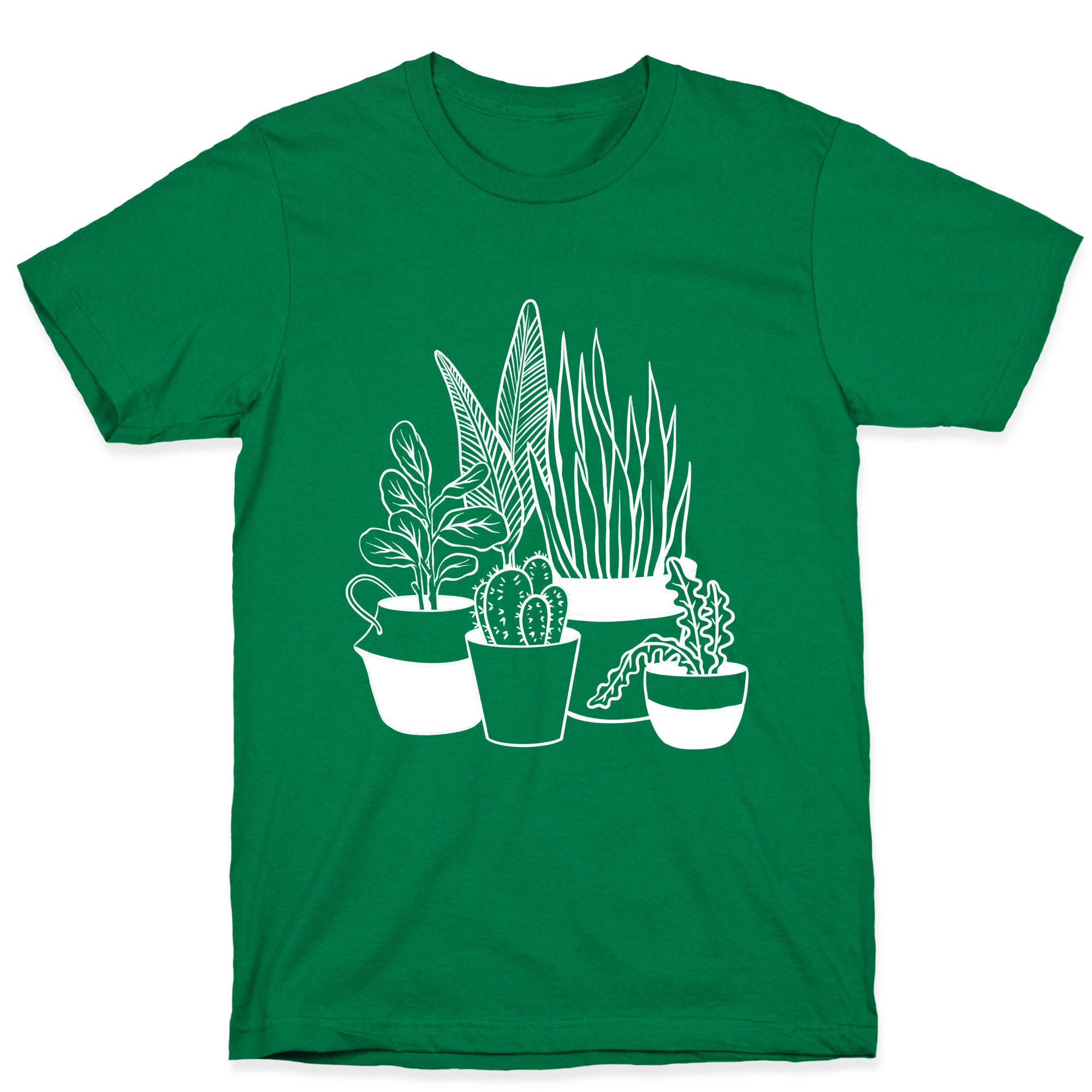 Houseplant Illustration T-Shirt