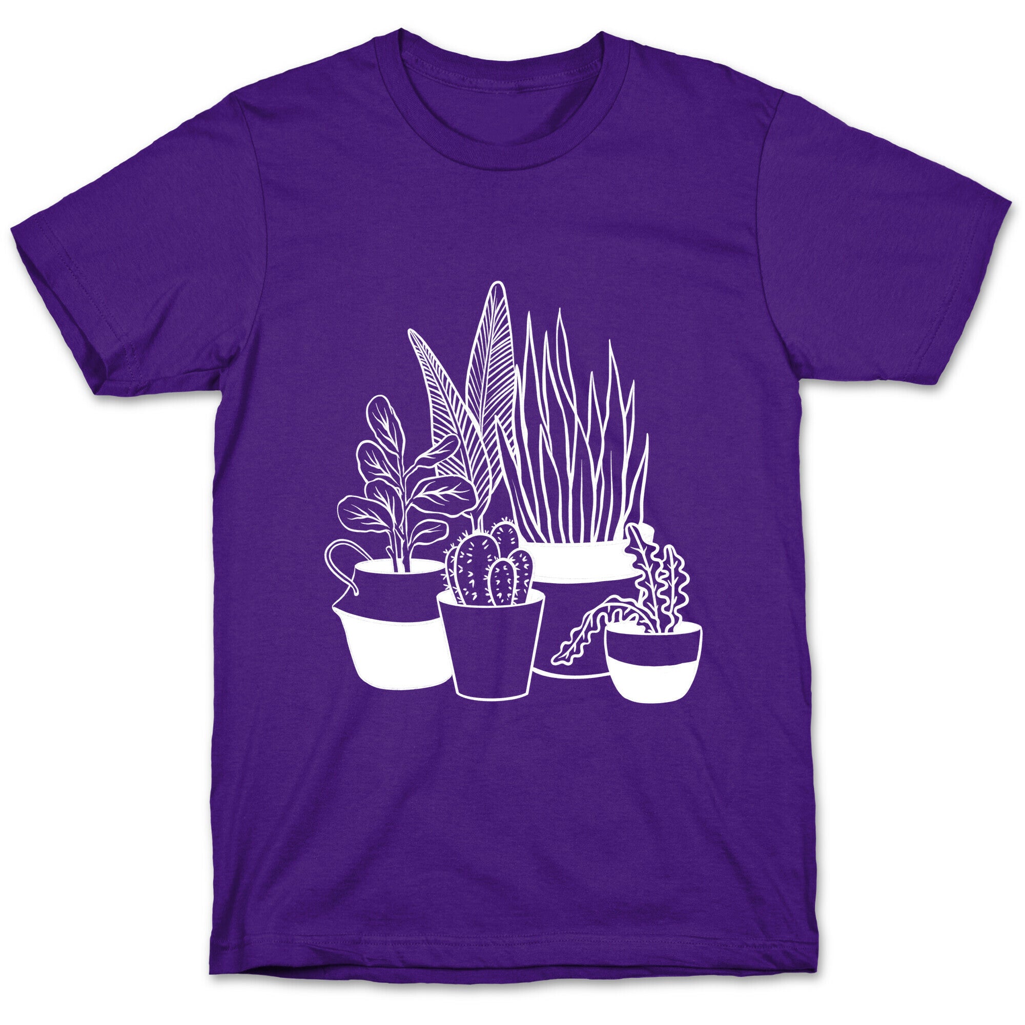 Houseplant Illustration T-Shirt