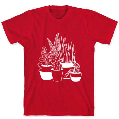 Houseplant Illustration T-Shirt