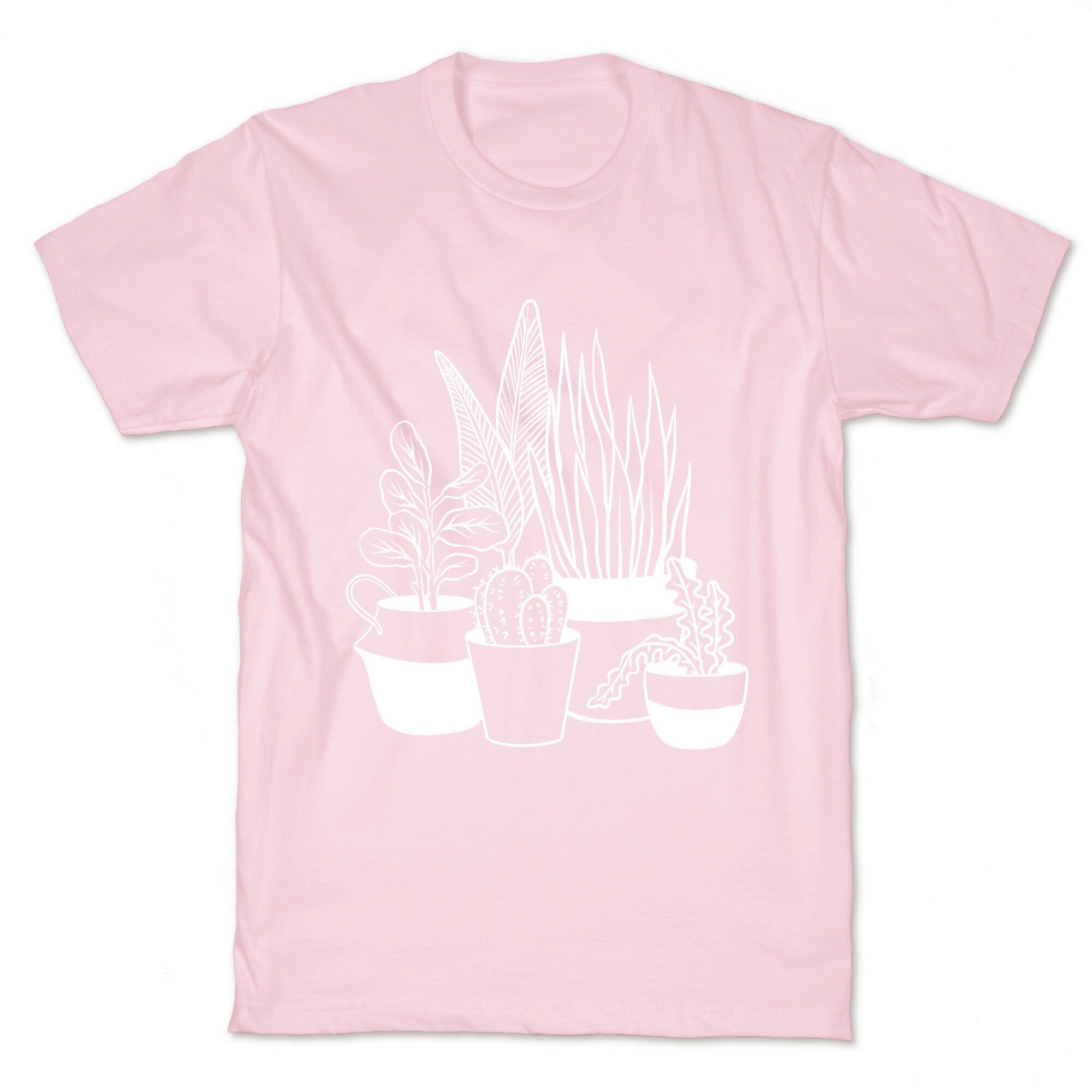 Houseplant Illustration T-Shirt
