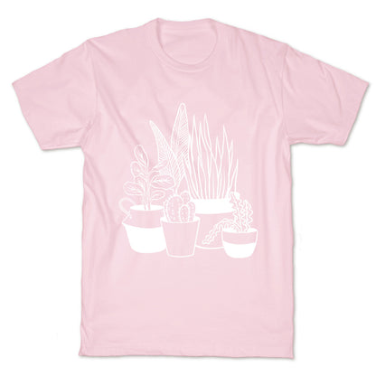 Houseplant Illustration T-Shirt