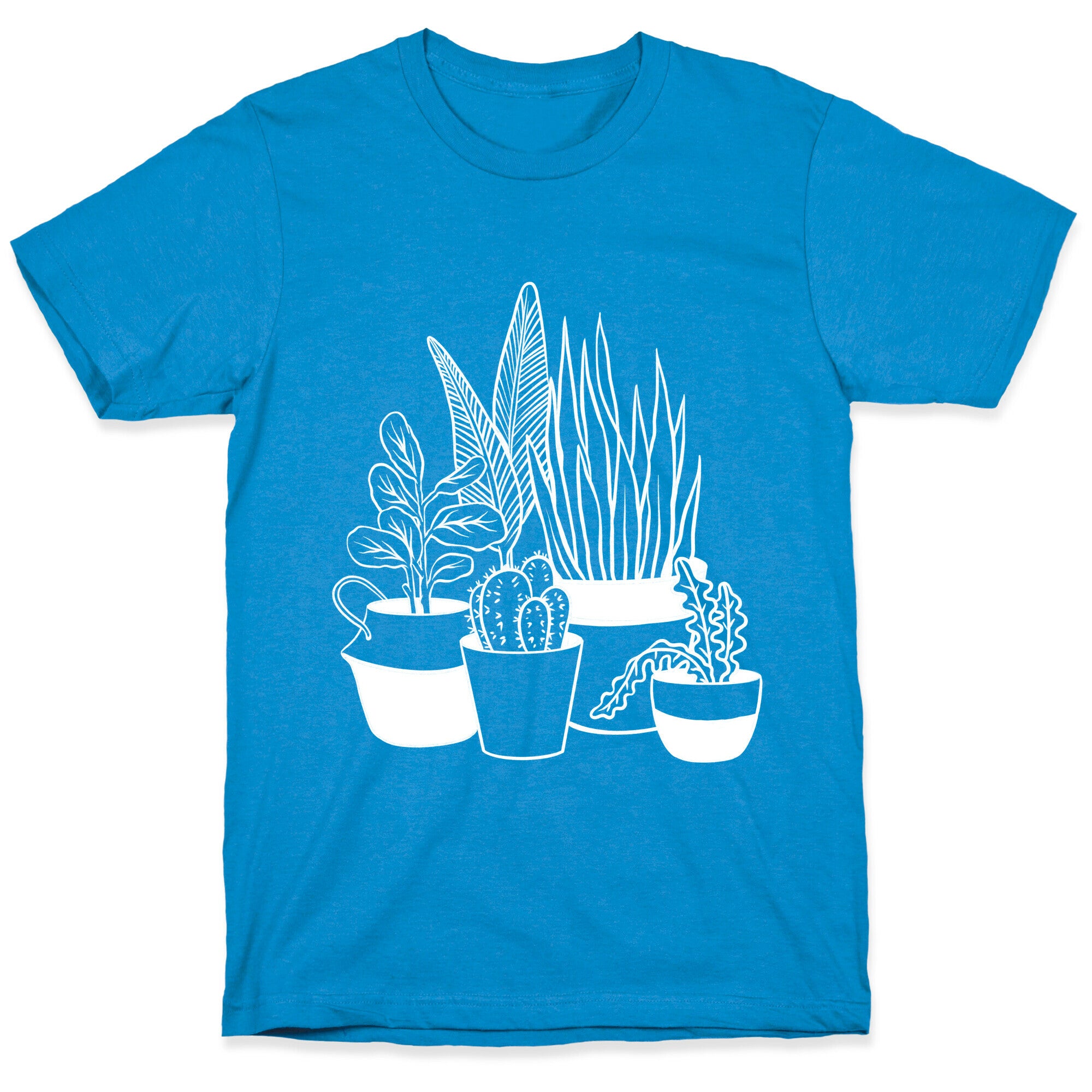 Houseplant Illustration T-Shirt
