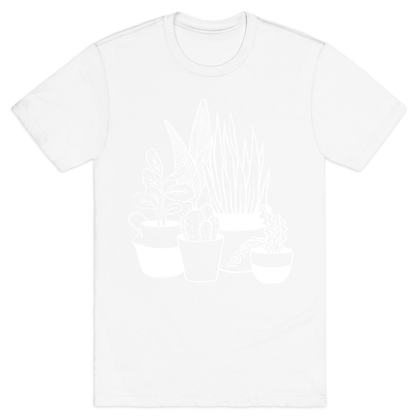 Houseplant Illustration T-Shirt