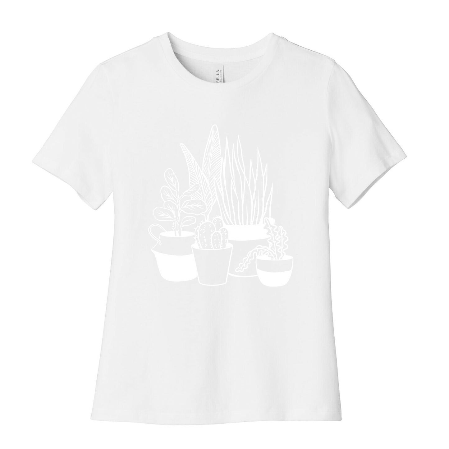 Houseplant Illustration Women's Cotton Tee