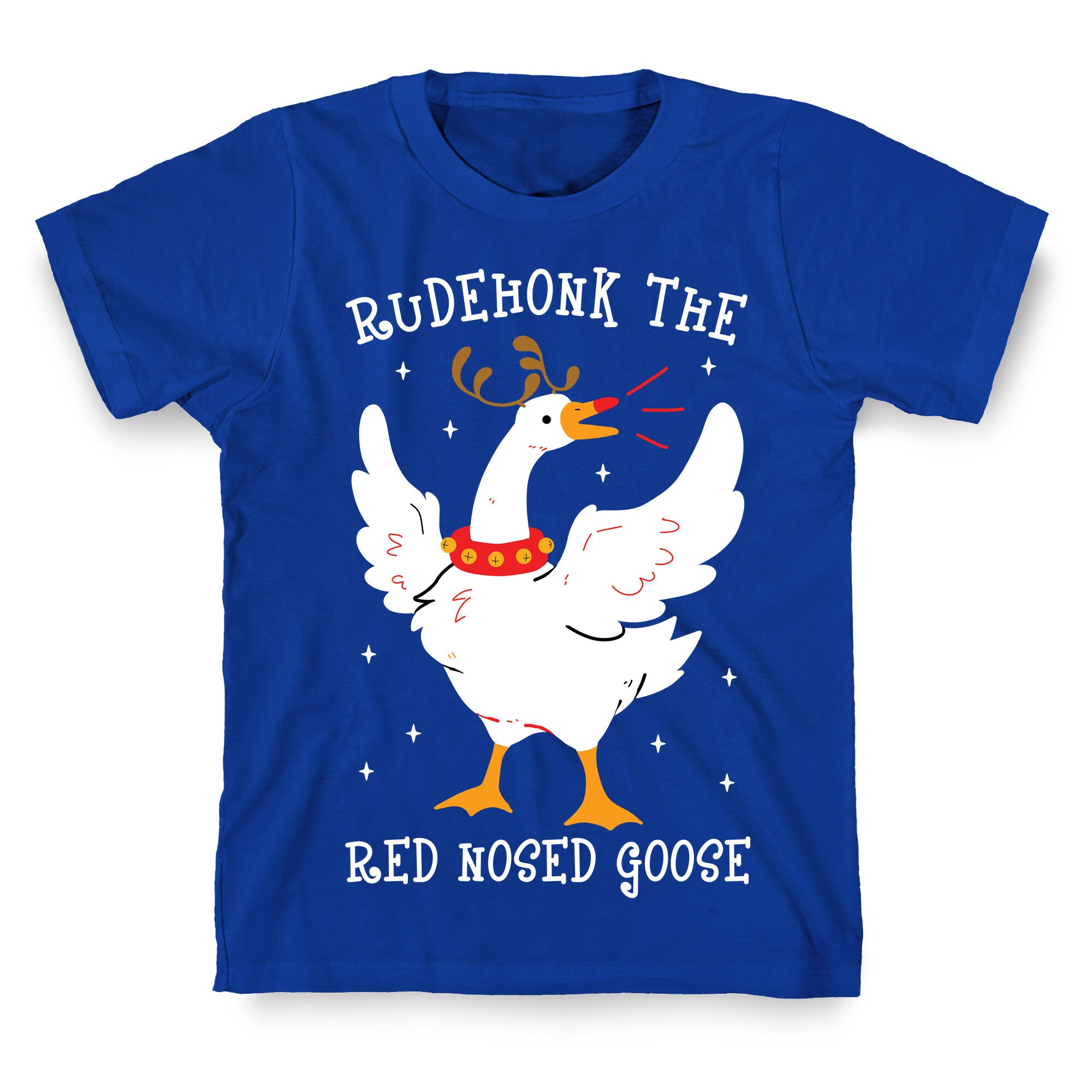 Rudehonk The Red Nosed Goose T-Shirt