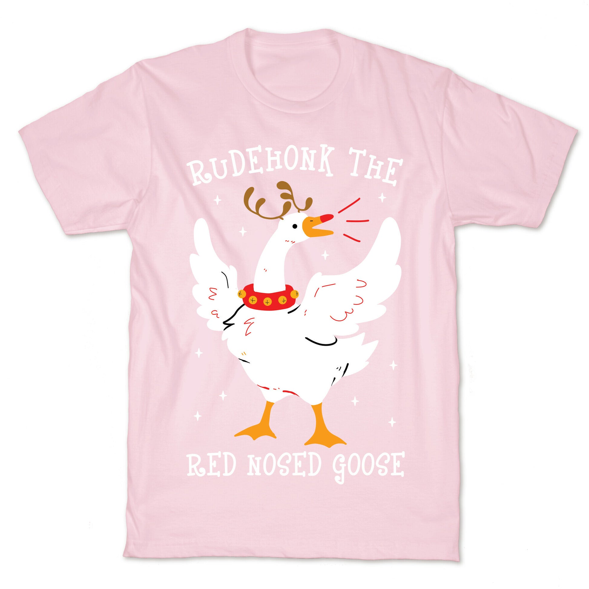 Rudehonk The Red Nosed Goose T-Shirt
