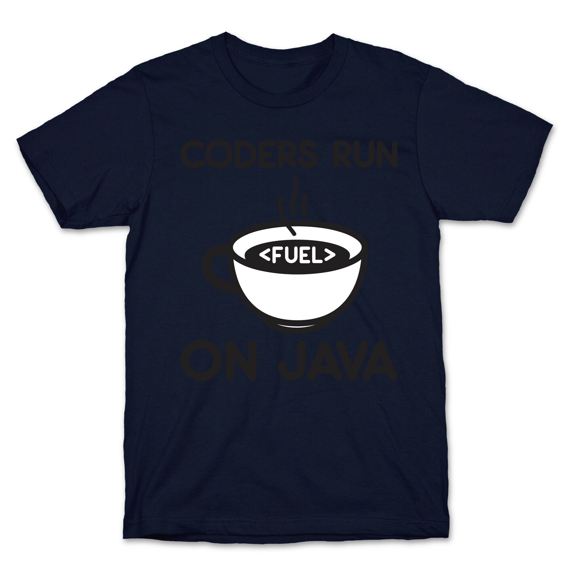 Coders Run On Java T-Shirt