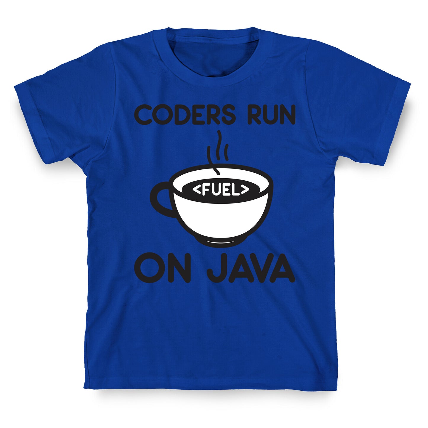 Coders Run On Java T-Shirt