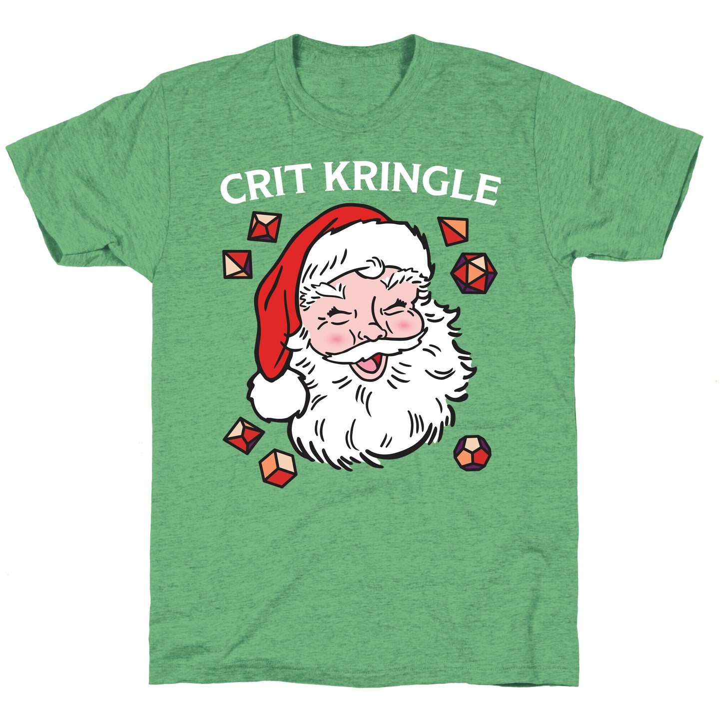 Crit Kringle Santa Unisex Triblend Tee