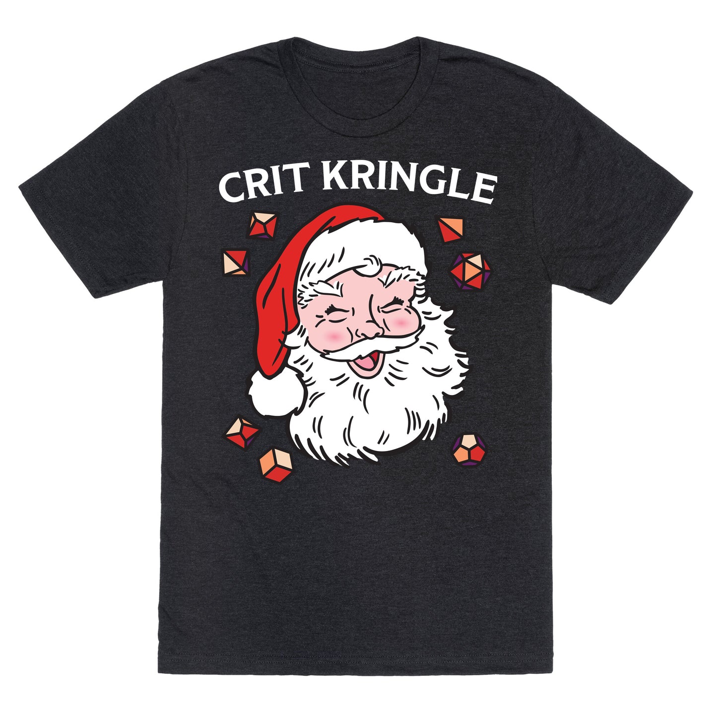 Crit Kringle Santa Unisex Triblend Tee