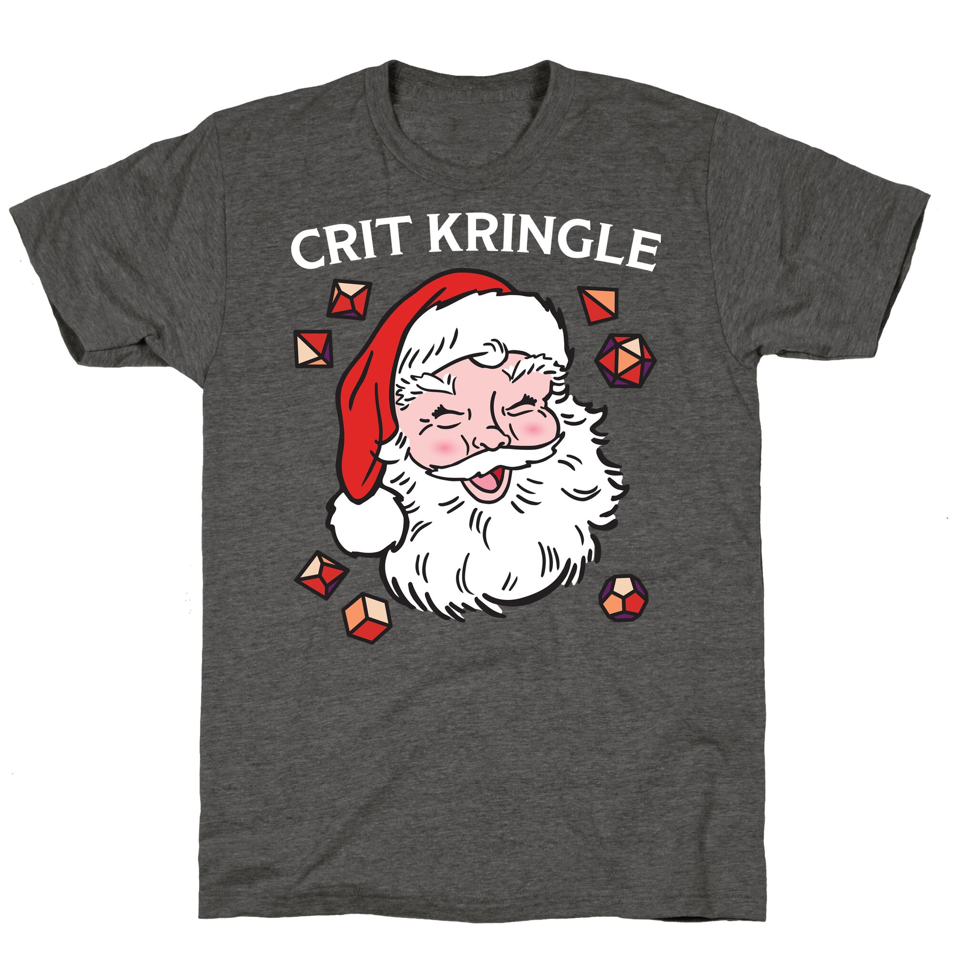 Crit Kringle Santa Unisex Triblend Tee