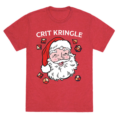 Crit Kringle Santa Unisex Triblend Tee