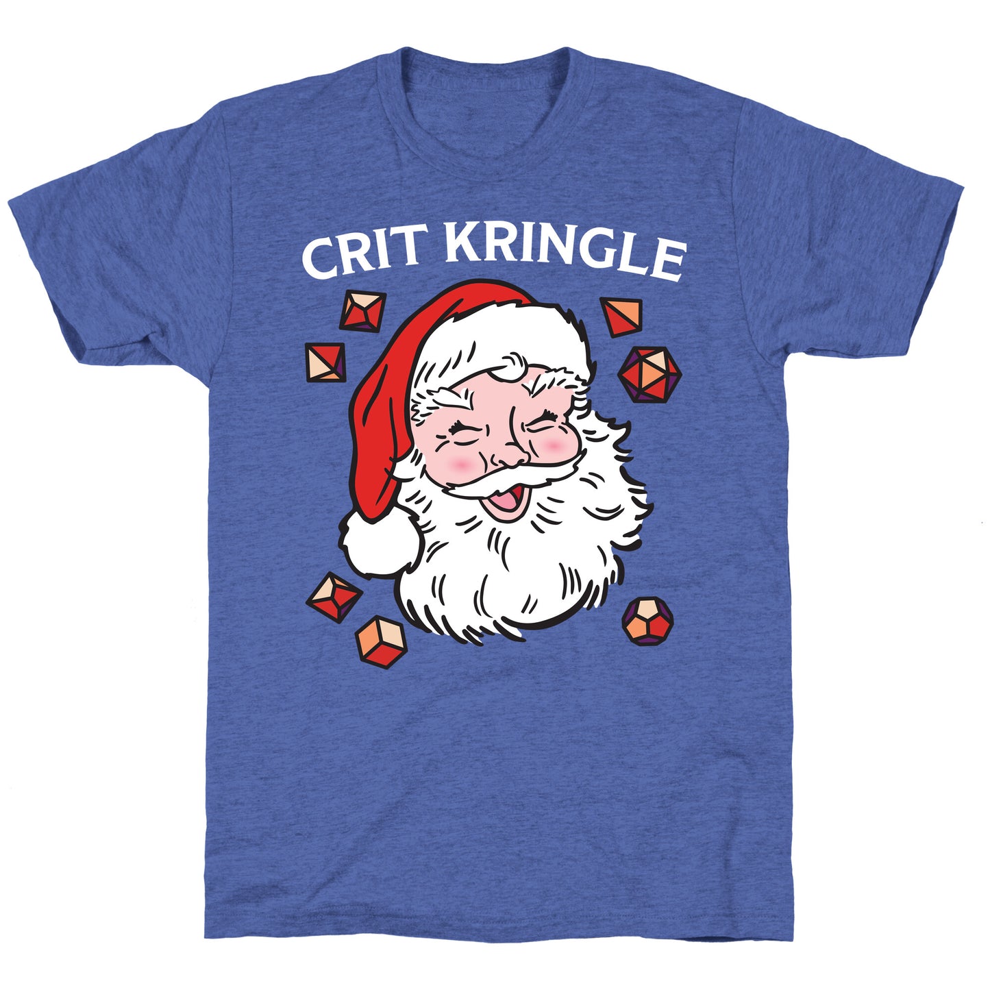 Crit Kringle Santa Unisex Triblend Tee