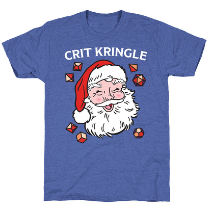 Crit Kringle Santa Unisex Triblend Tee