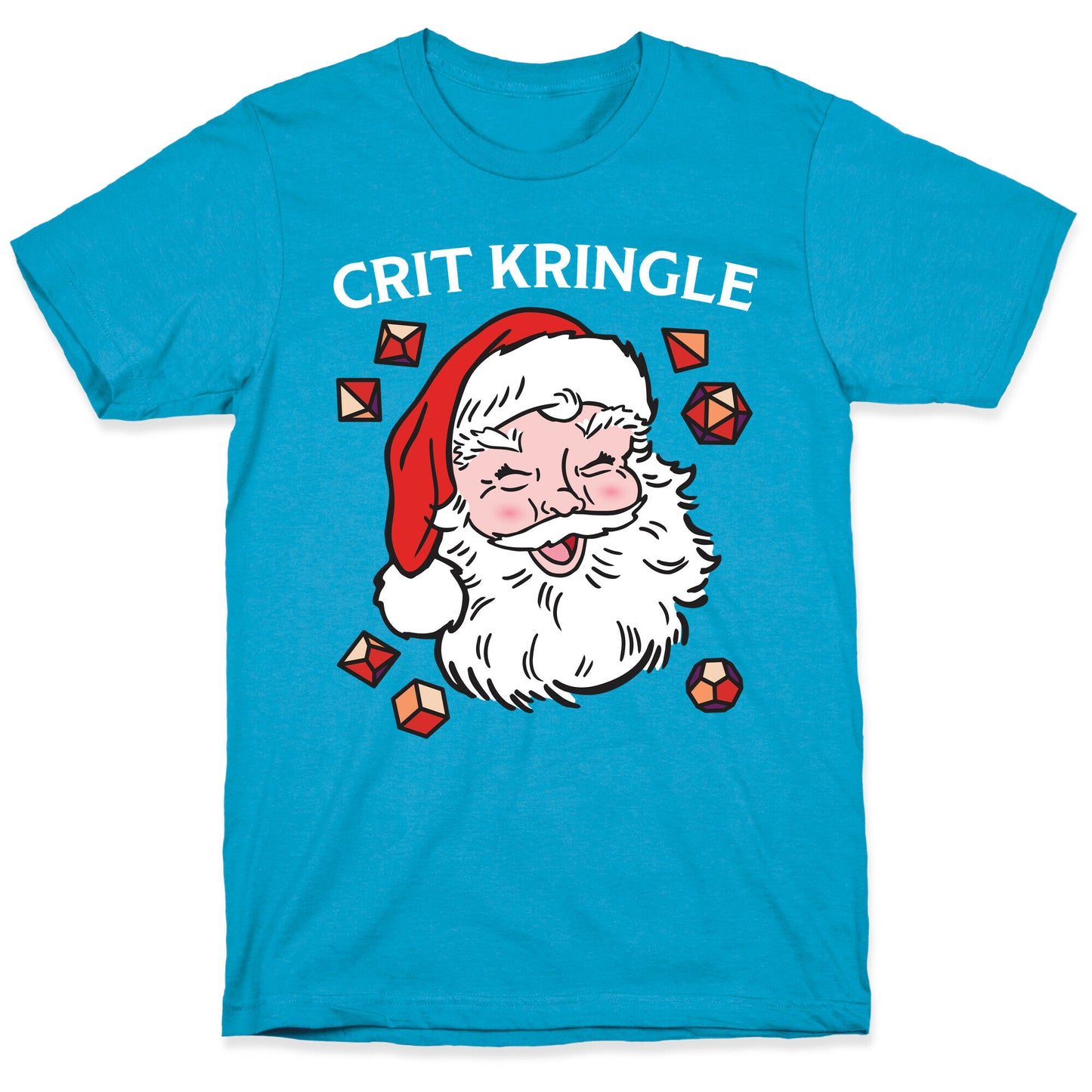 Crit Kringle Santa Unisex Triblend Tee