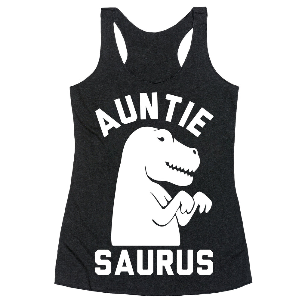 Auntie Saurus Racerback Tank