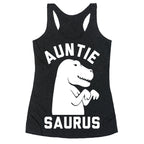 Auntie Saurus Racerback Tank