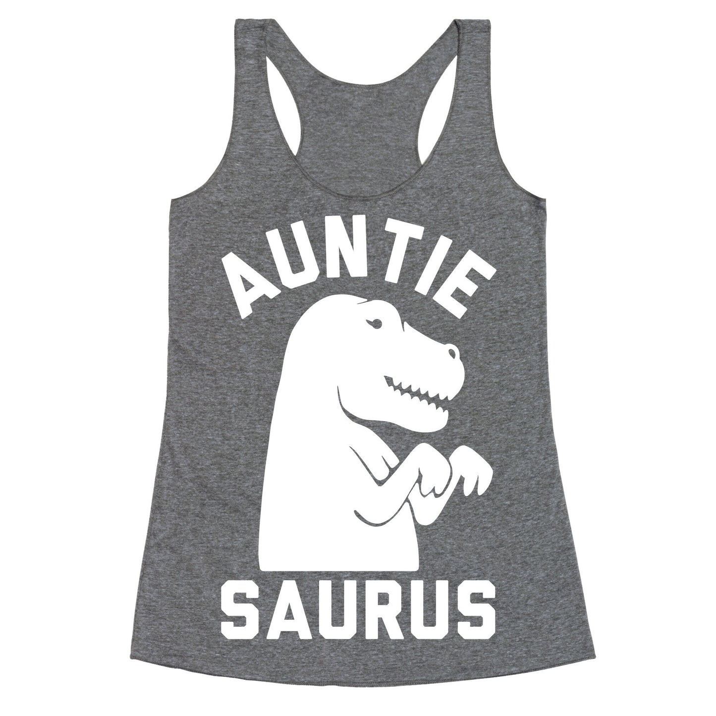 Auntie Saurus Racerback Tank