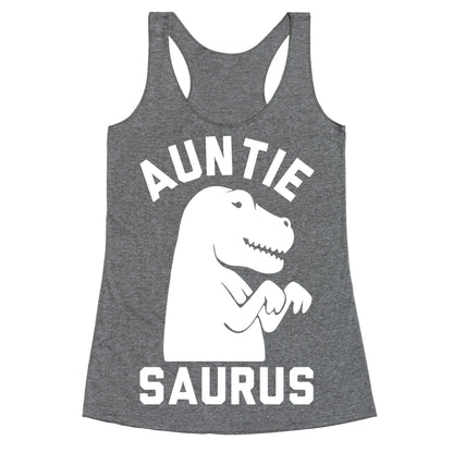 Auntie Saurus Racerback Tank