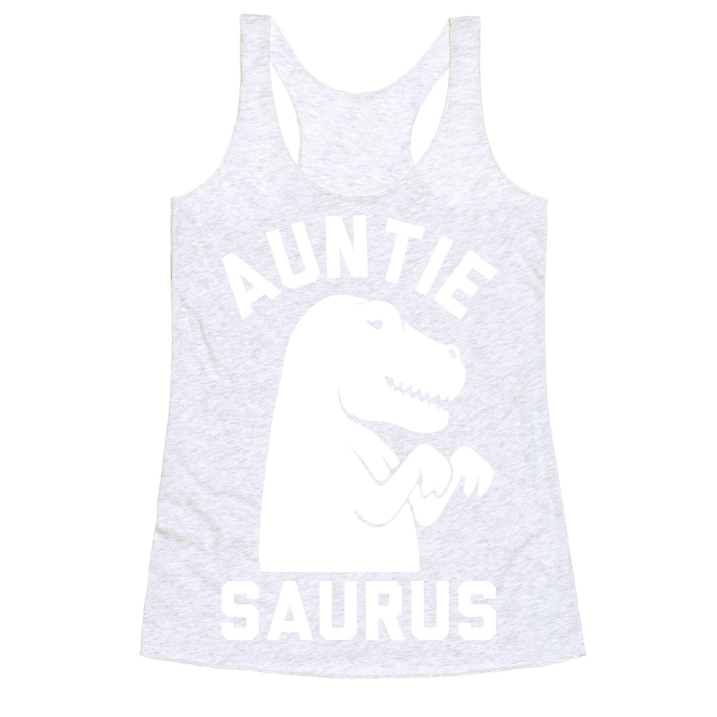 Auntie Saurus Racerback Tank