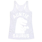 Auntie Saurus Racerback Tank