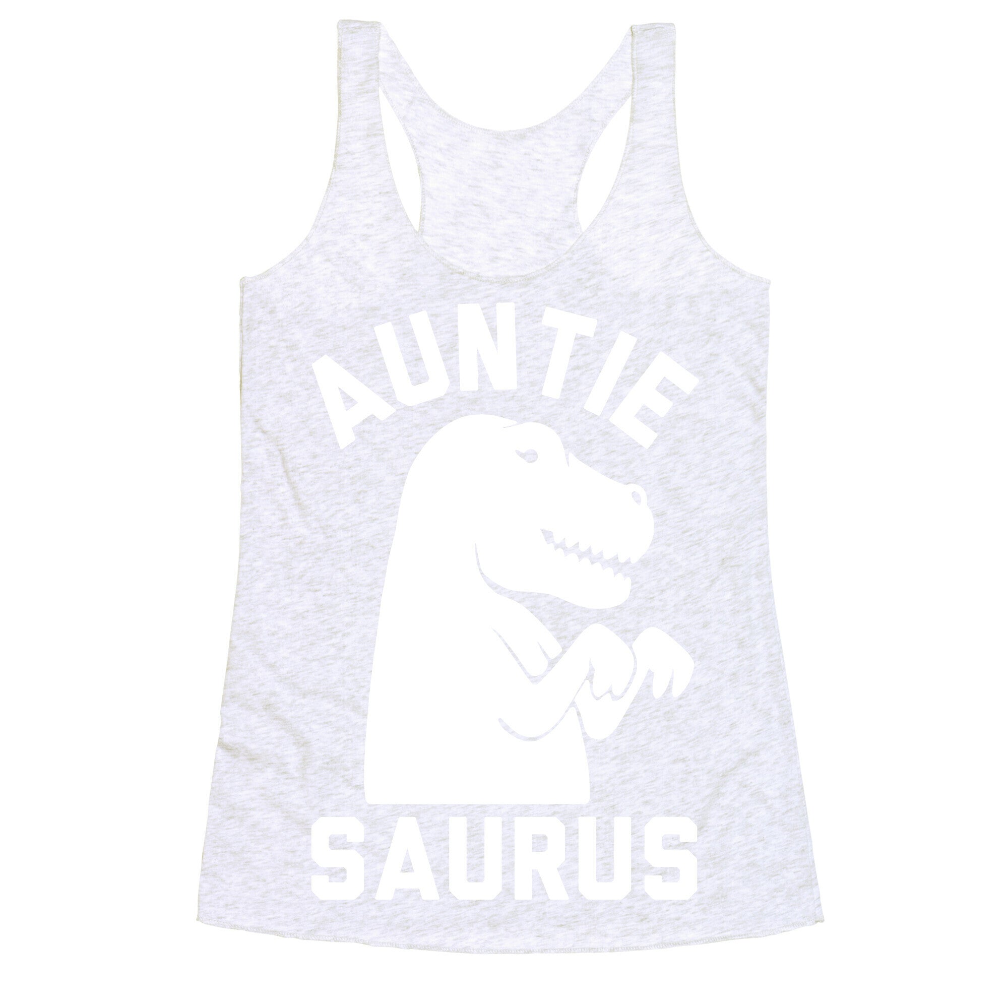 Auntie Saurus Racerback Tank