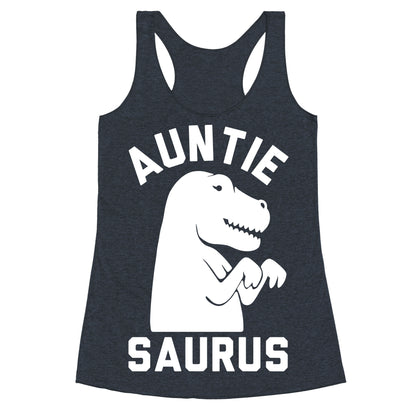 Auntie Saurus Racerback Tank