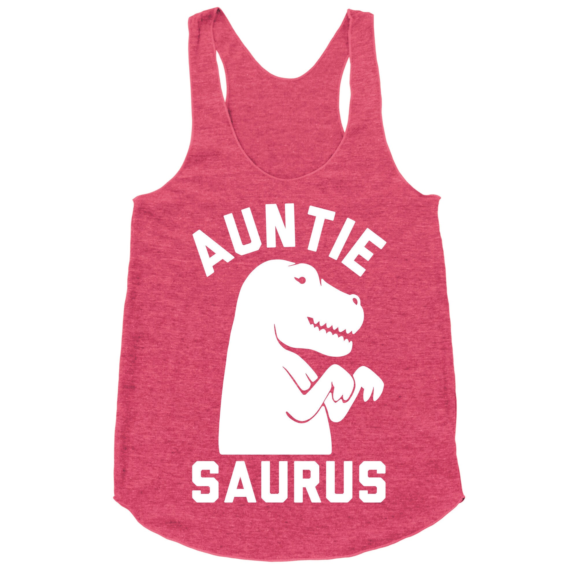 Auntie Saurus Racerback Tank