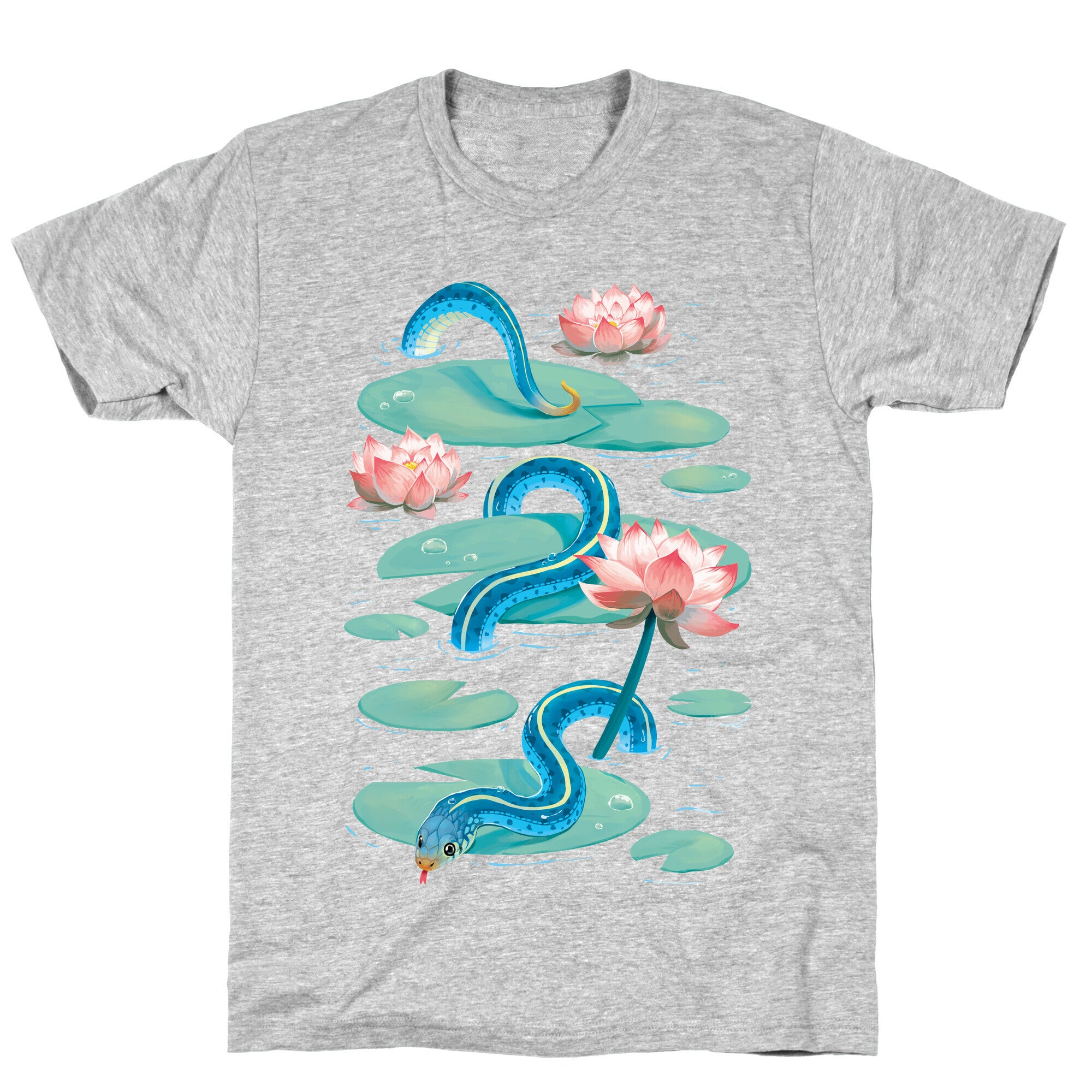 Garter Among Lily Pads T-Shirt
