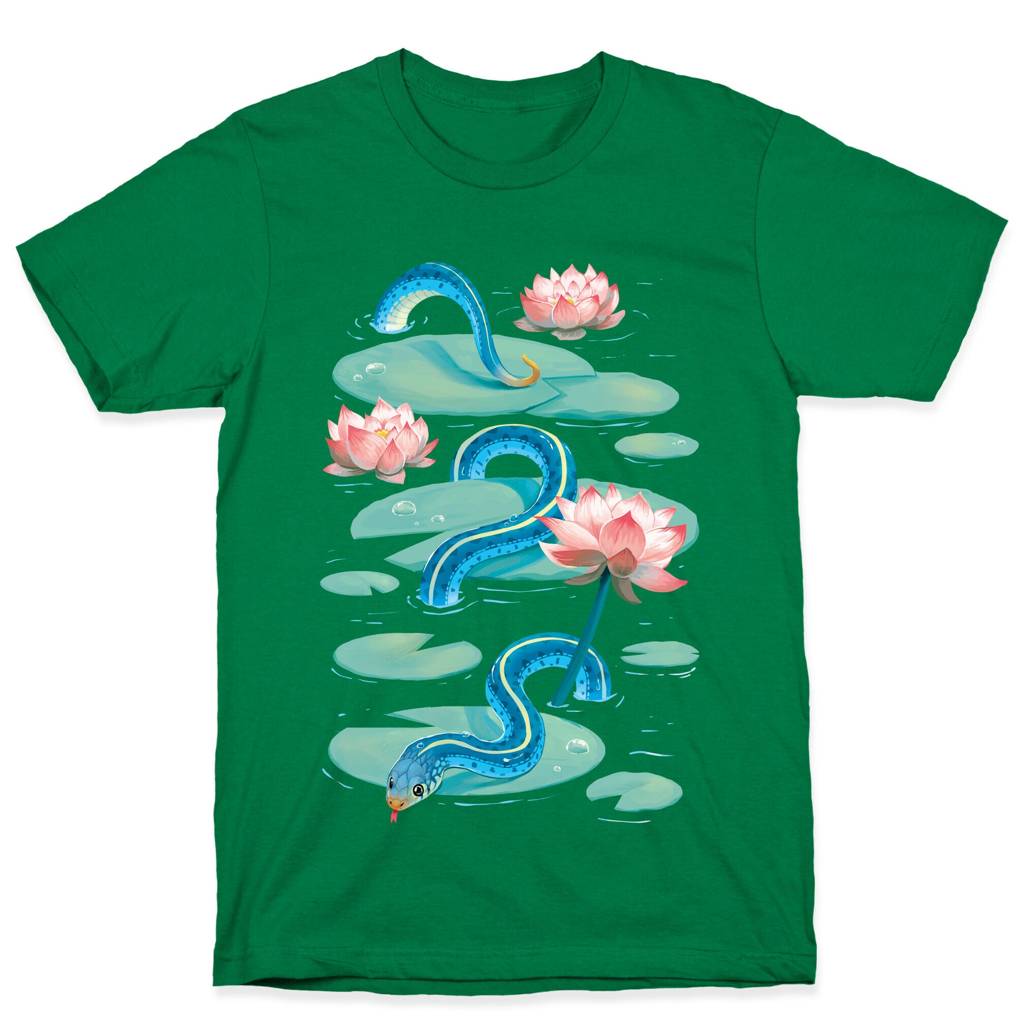 Garter Among Lily Pads T-Shirt