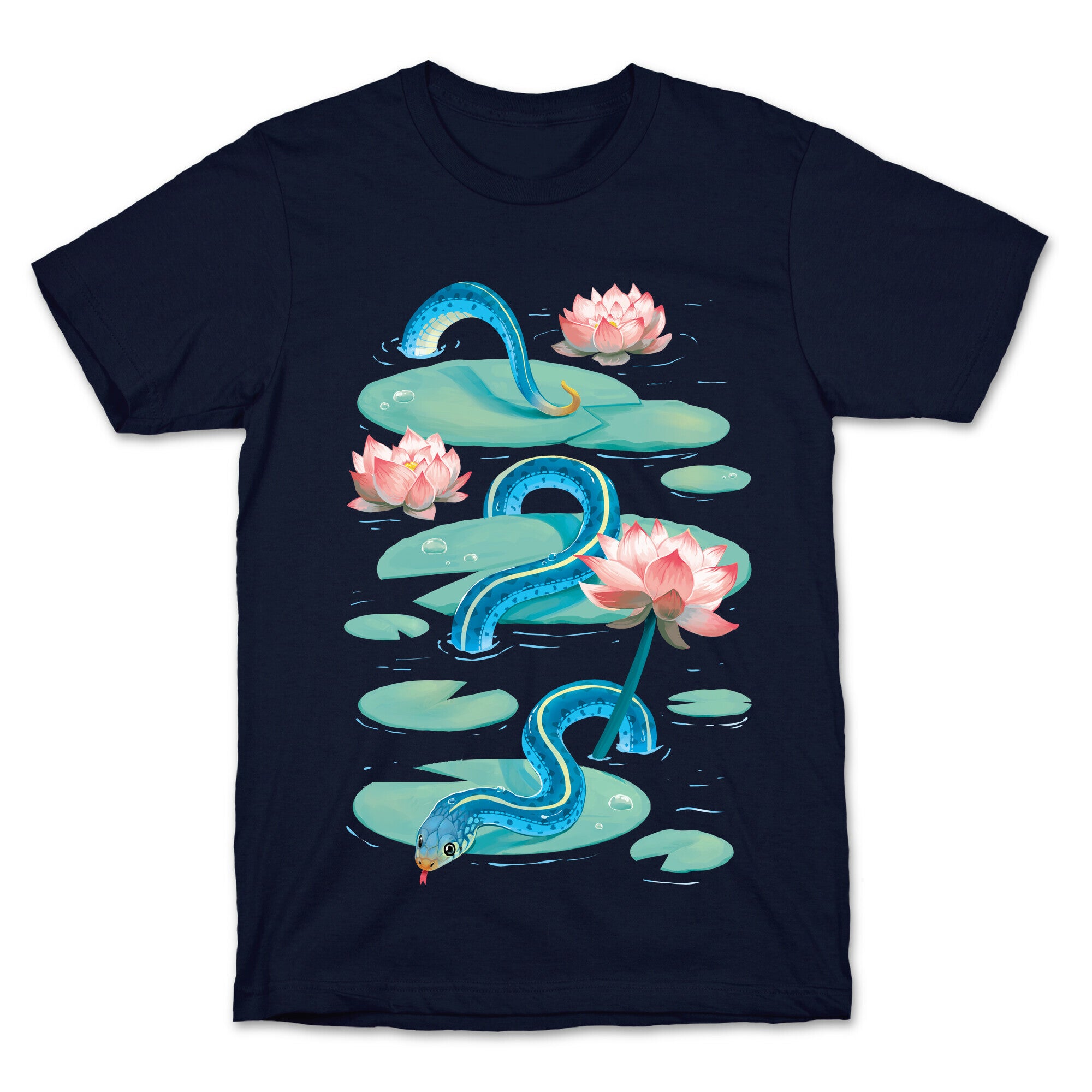Garter Among Lily Pads T-Shirt