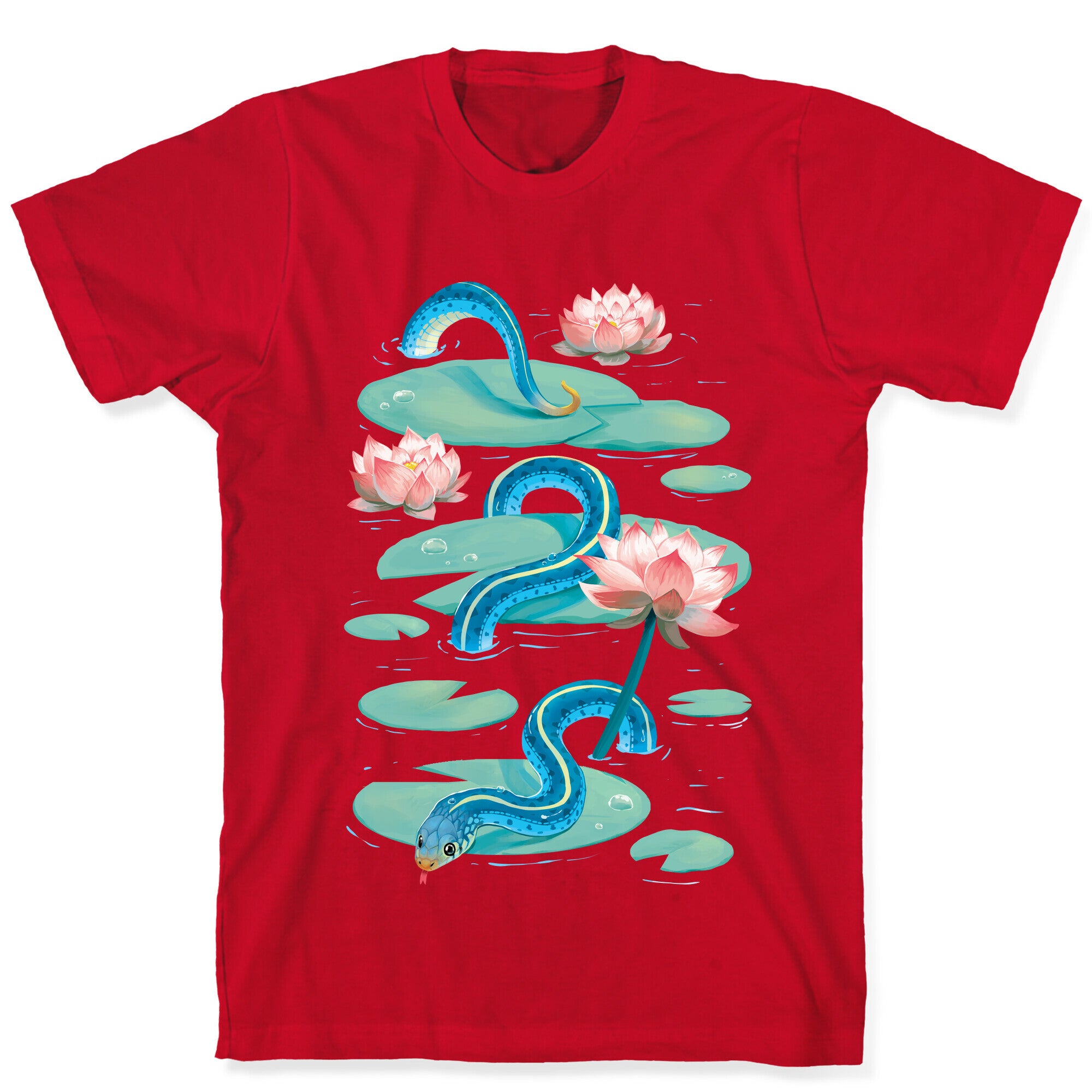 Garter Among Lily Pads T-Shirt