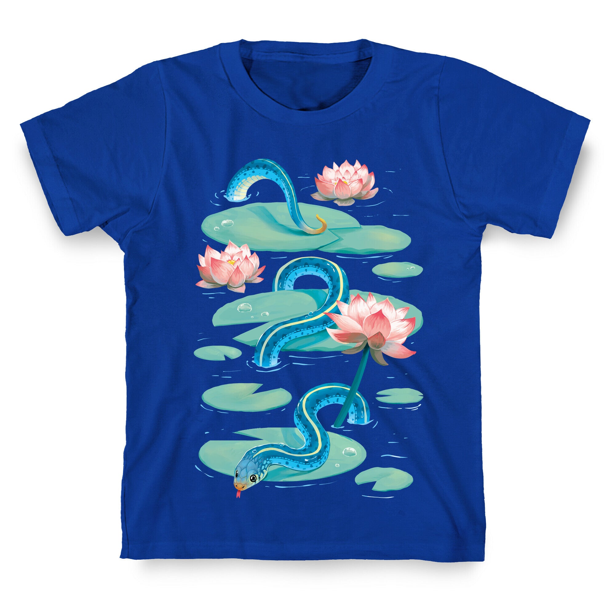 Garter Among Lily Pads T-Shirt
