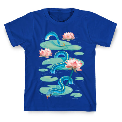 Garter Among Lily Pads T-Shirt