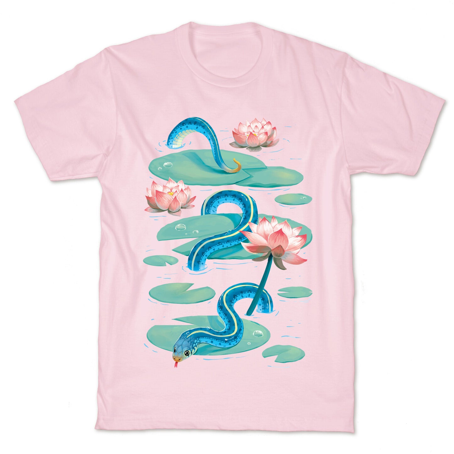 Garter Among Lily Pads T-Shirt