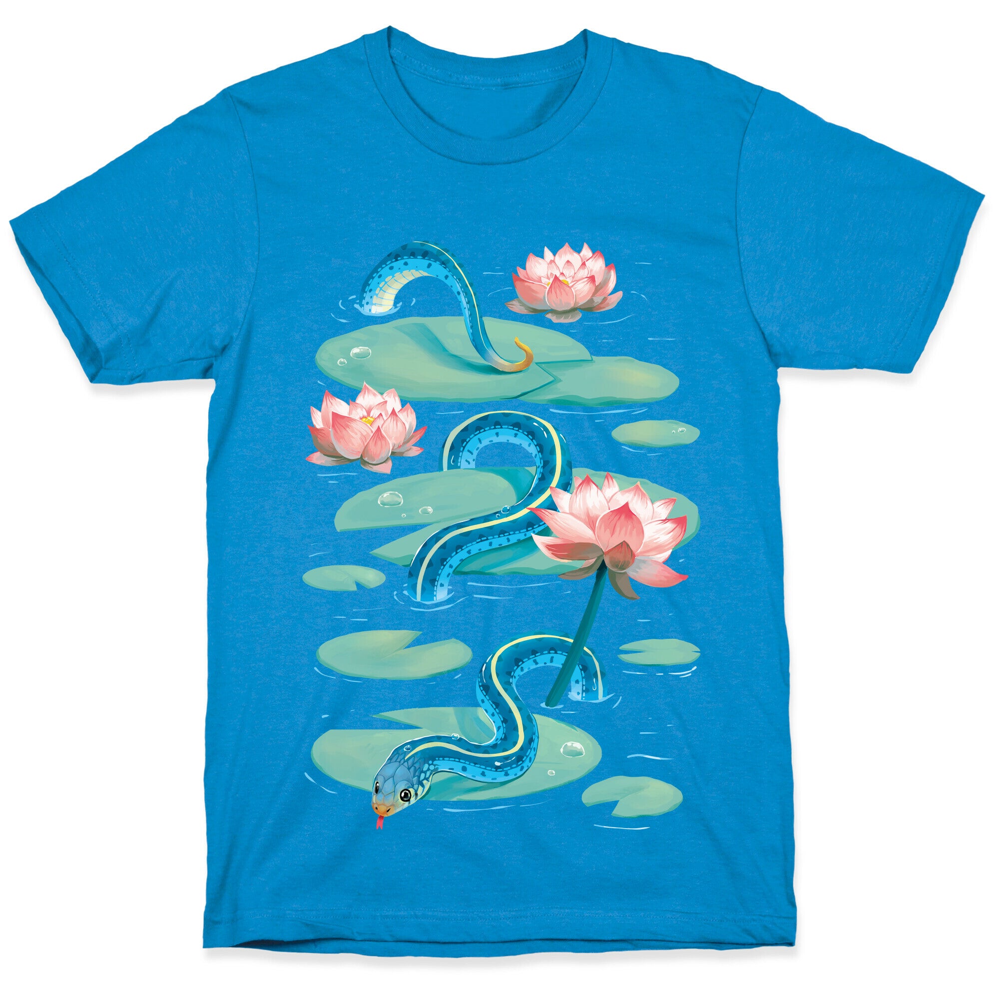 Garter Among Lily Pads T-Shirt