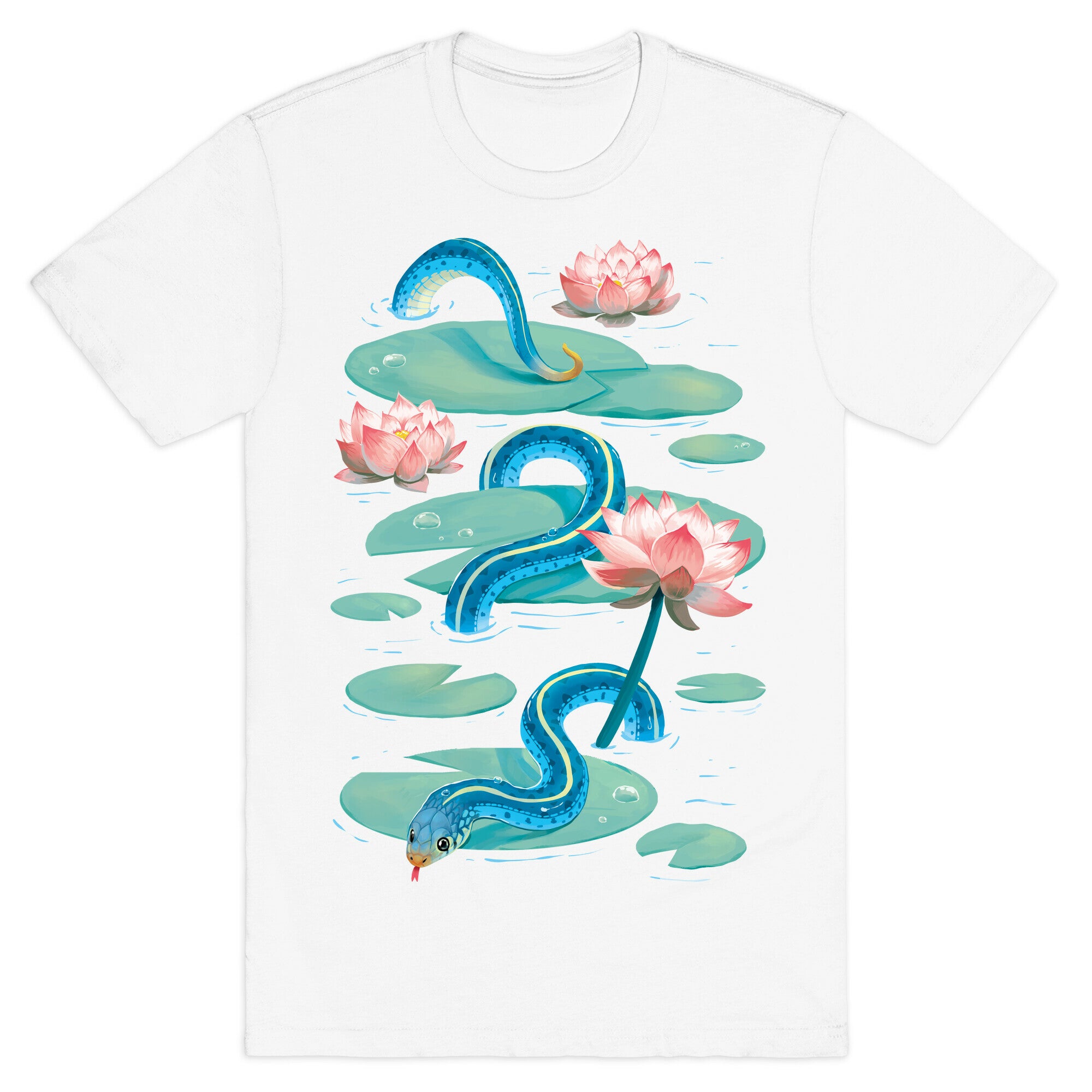 Garter Among Lily Pads T-Shirt