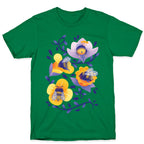 Sleepy Bumble Bee Butts Floral T-Shirt
