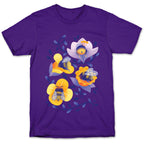 Sleepy Bumble Bee Butts Floral T-Shirt