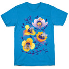 Sleepy Bumble Bee Butts Floral T-Shirt
