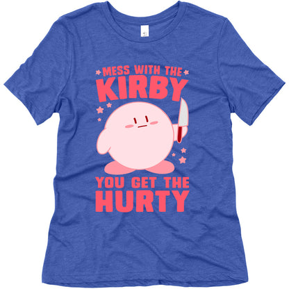 Mess With The Kirby, You Get The Hurty Women's Triblend Tee