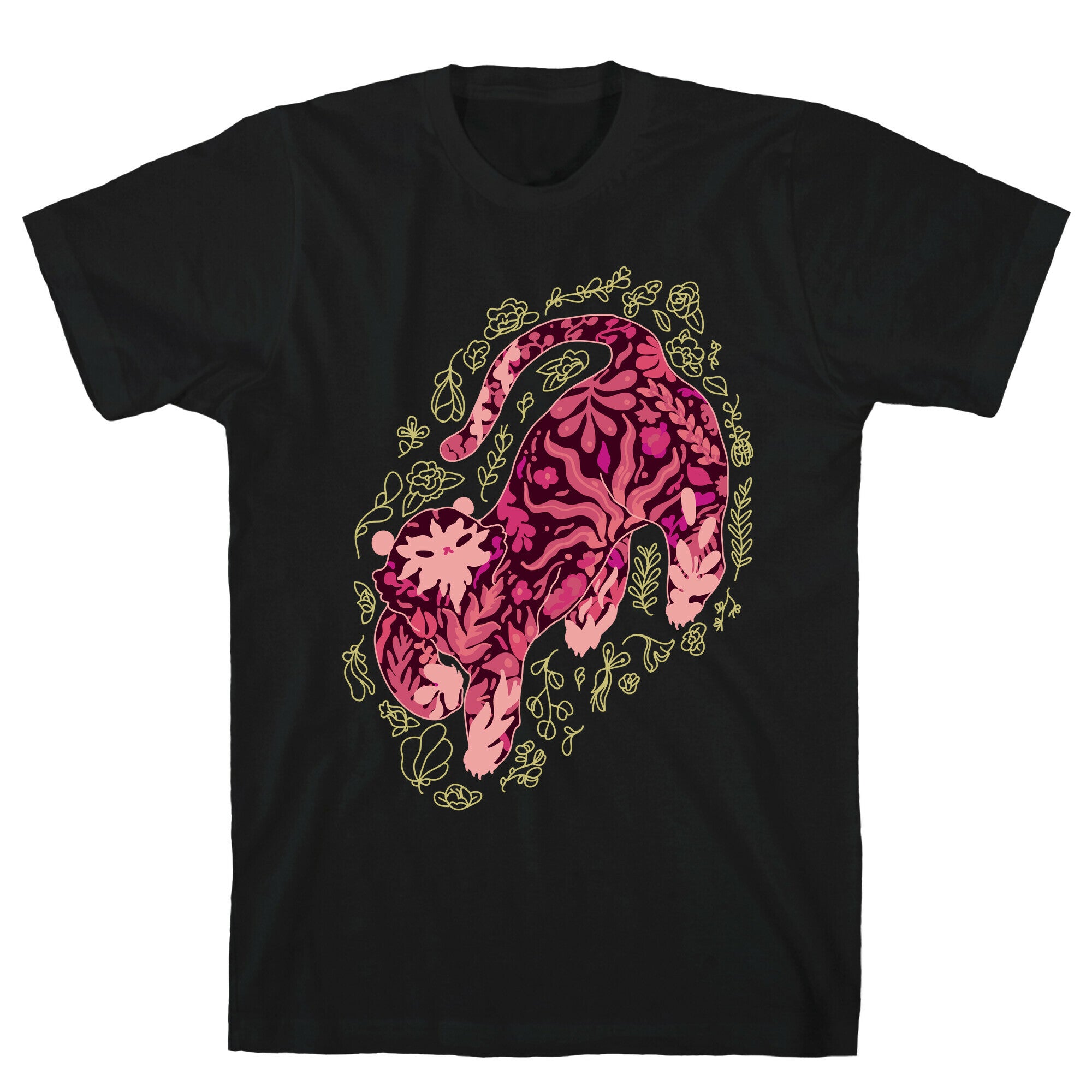 Floral Tiger  T-Shirt