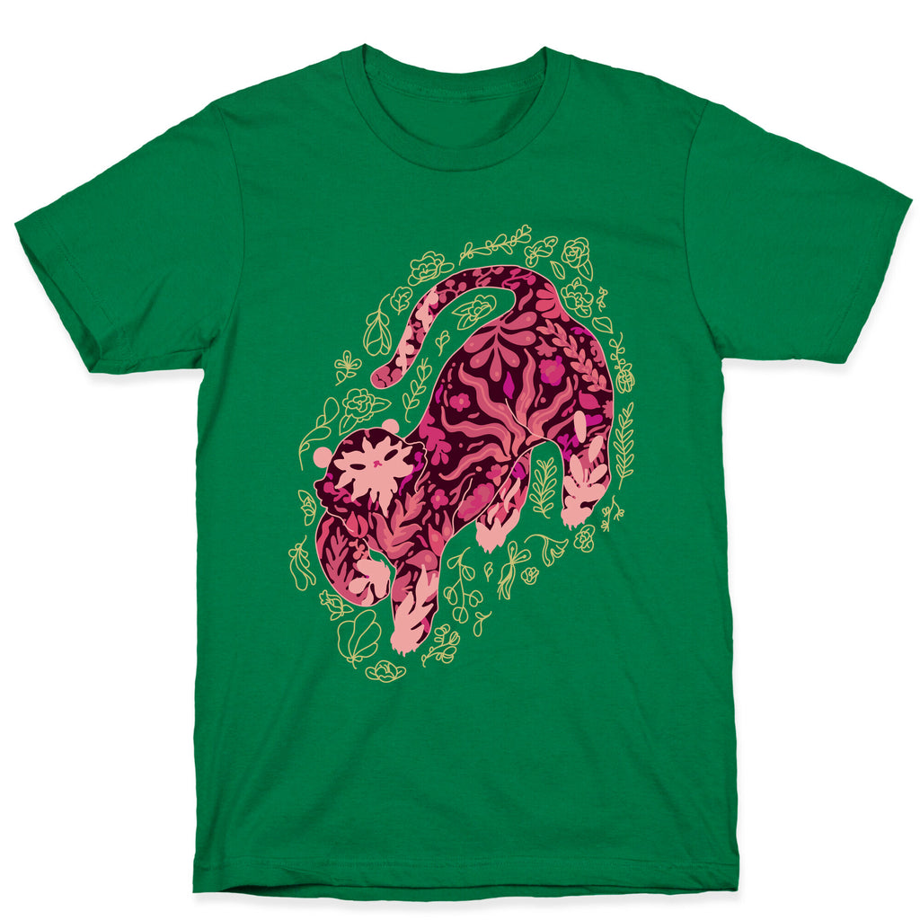 Floral Tiger  T-Shirt