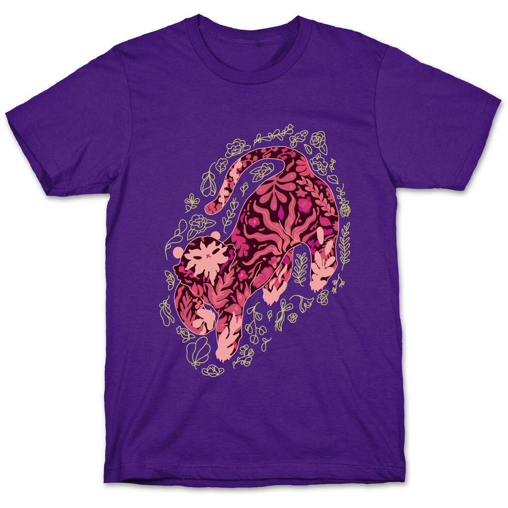Floral Tiger  T-Shirt