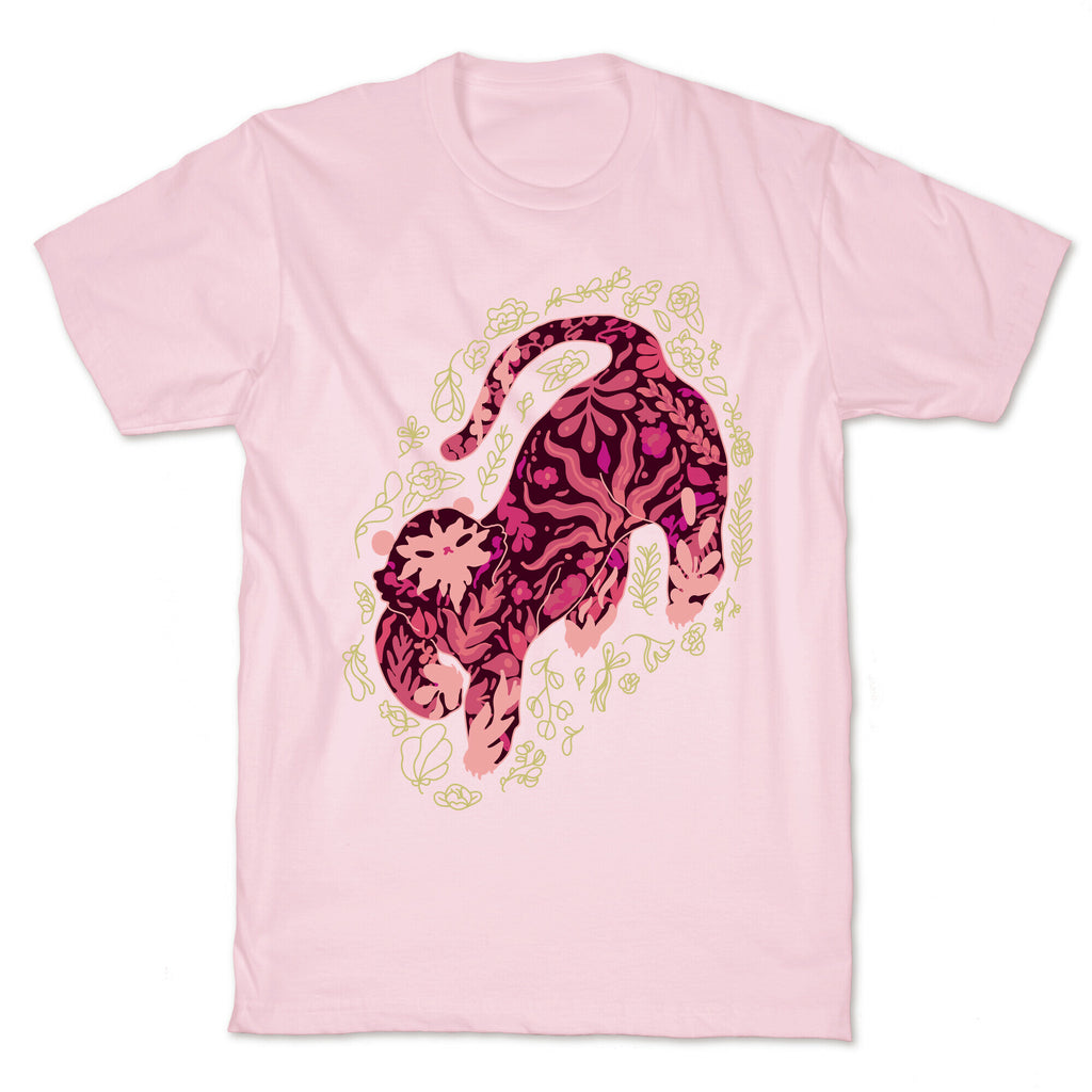 Floral Tiger  T-Shirt