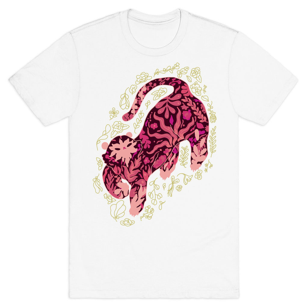 Floral Tiger  T-Shirt